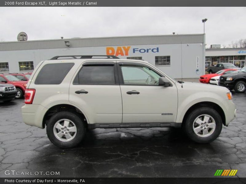 Light Sage Metallic / Camel 2008 Ford Escape XLT