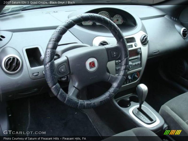 Black Onyx / Black 2007 Saturn ION 3 Quad Coupe