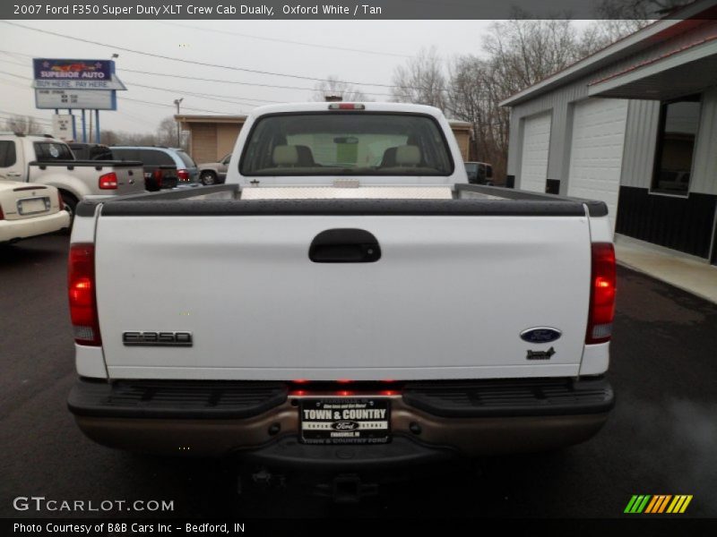 Oxford White / Tan 2007 Ford F350 Super Duty XLT Crew Cab Dually