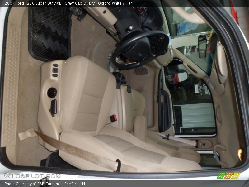 Oxford White / Tan 2007 Ford F350 Super Duty XLT Crew Cab Dually
