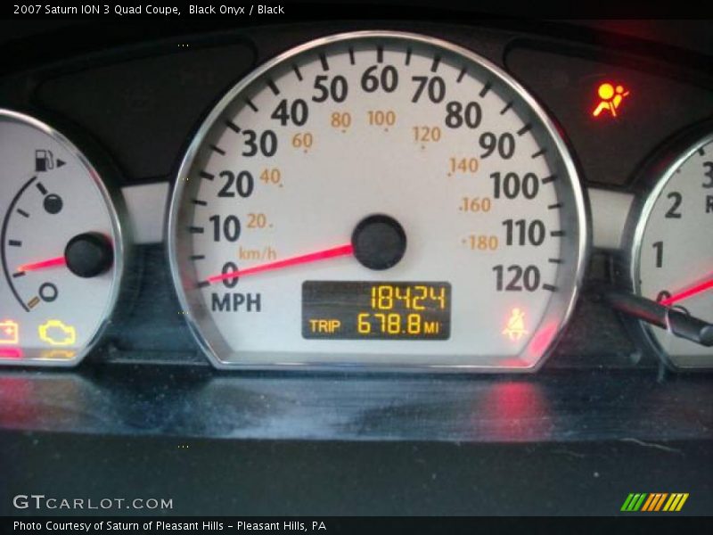 Black Onyx / Black 2007 Saturn ION 3 Quad Coupe