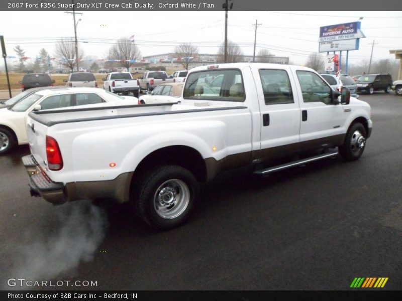 Oxford White / Tan 2007 Ford F350 Super Duty XLT Crew Cab Dually