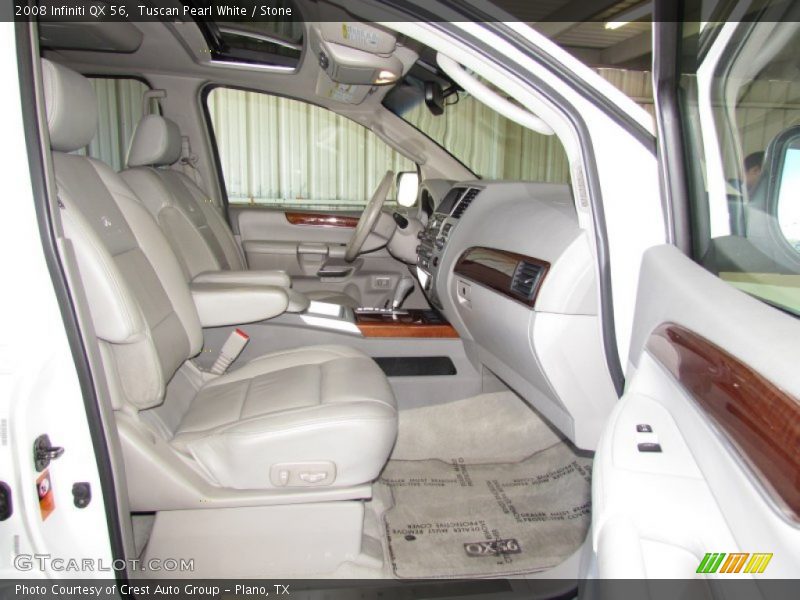 Tuscan Pearl White / Stone 2008 Infiniti QX 56