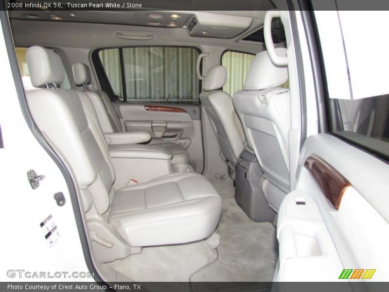 Tuscan Pearl White / Stone 2008 Infiniti QX 56