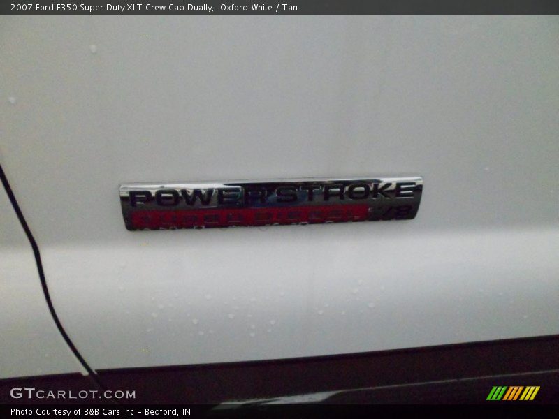 Oxford White / Tan 2007 Ford F350 Super Duty XLT Crew Cab Dually