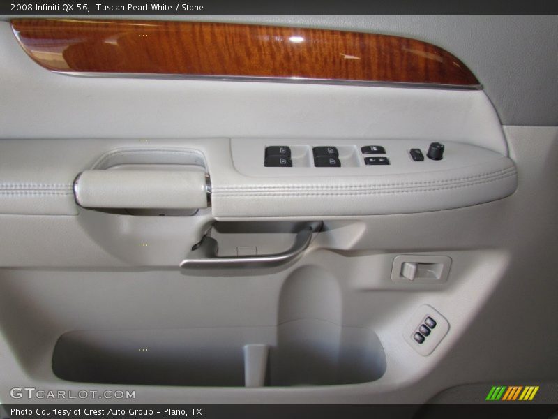 Tuscan Pearl White / Stone 2008 Infiniti QX 56