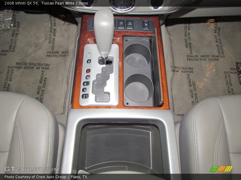 Tuscan Pearl White / Stone 2008 Infiniti QX 56
