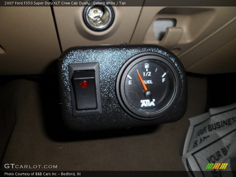 Oxford White / Tan 2007 Ford F350 Super Duty XLT Crew Cab Dually