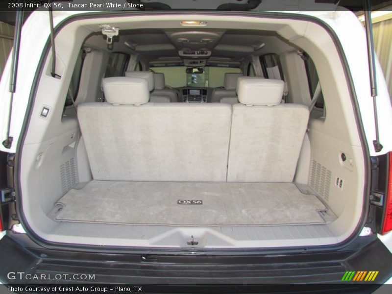 Tuscan Pearl White / Stone 2008 Infiniti QX 56