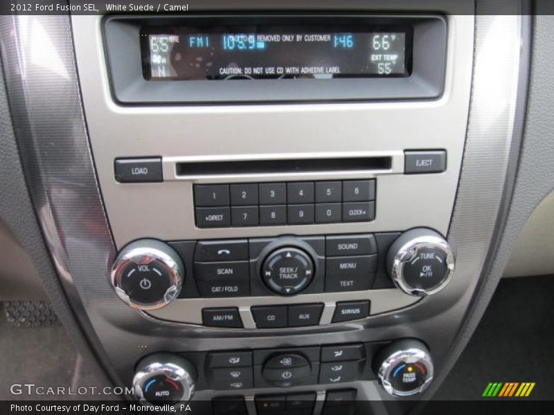 White Suede / Camel 2012 Ford Fusion SEL