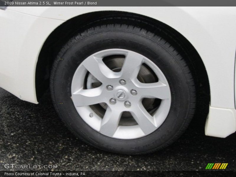 Winter Frost Pearl / Blond 2009 Nissan Altima 2.5 SL