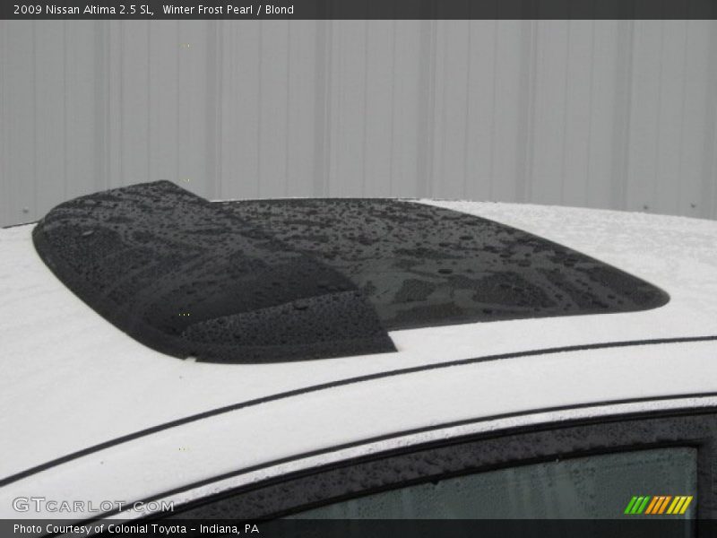 Winter Frost Pearl / Blond 2009 Nissan Altima 2.5 SL