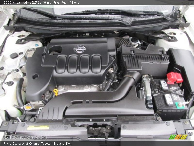Winter Frost Pearl / Blond 2009 Nissan Altima 2.5 SL