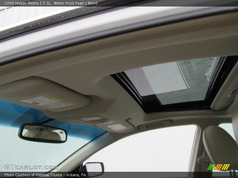 Winter Frost Pearl / Blond 2009 Nissan Altima 2.5 SL