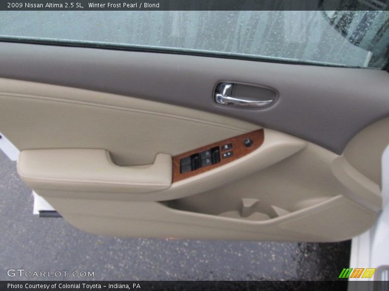 Winter Frost Pearl / Blond 2009 Nissan Altima 2.5 SL