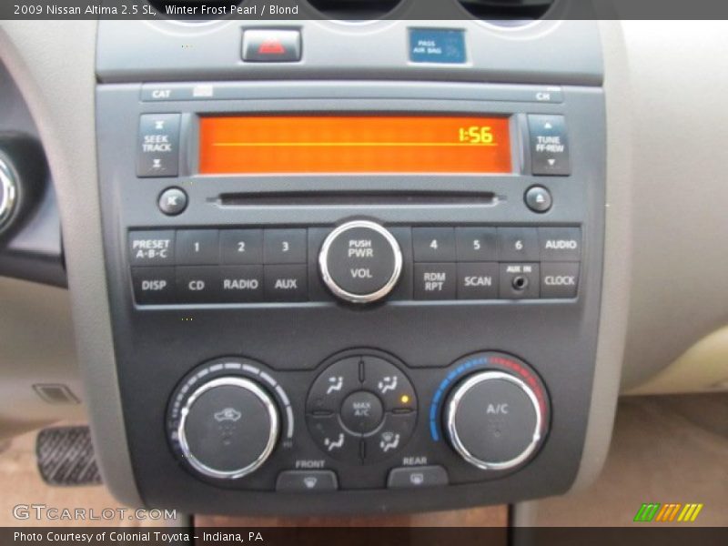 Winter Frost Pearl / Blond 2009 Nissan Altima 2.5 SL