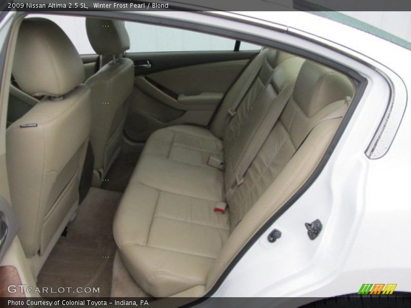 Winter Frost Pearl / Blond 2009 Nissan Altima 2.5 SL