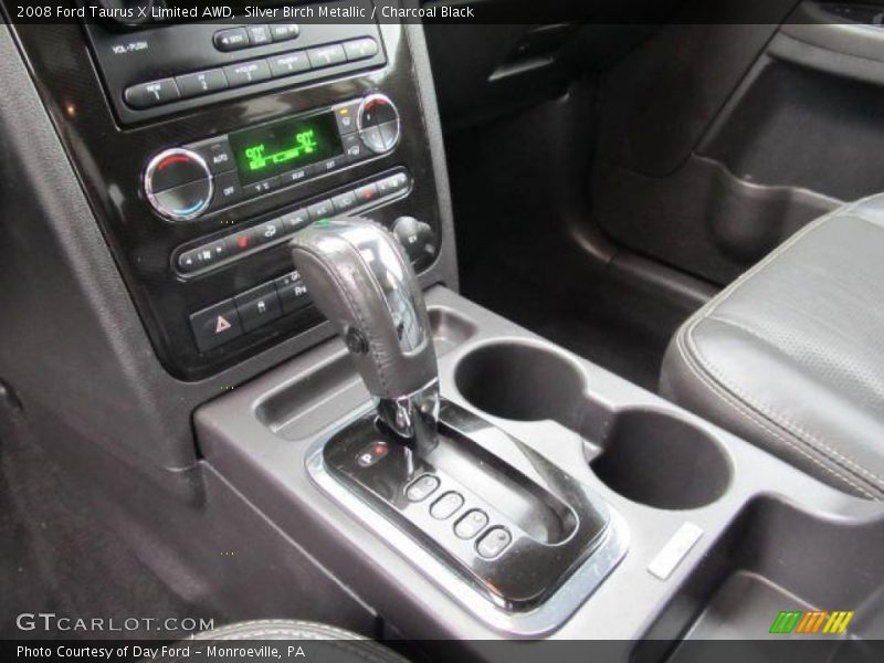 Silver Birch Metallic / Charcoal Black 2008 Ford Taurus X Limited AWD