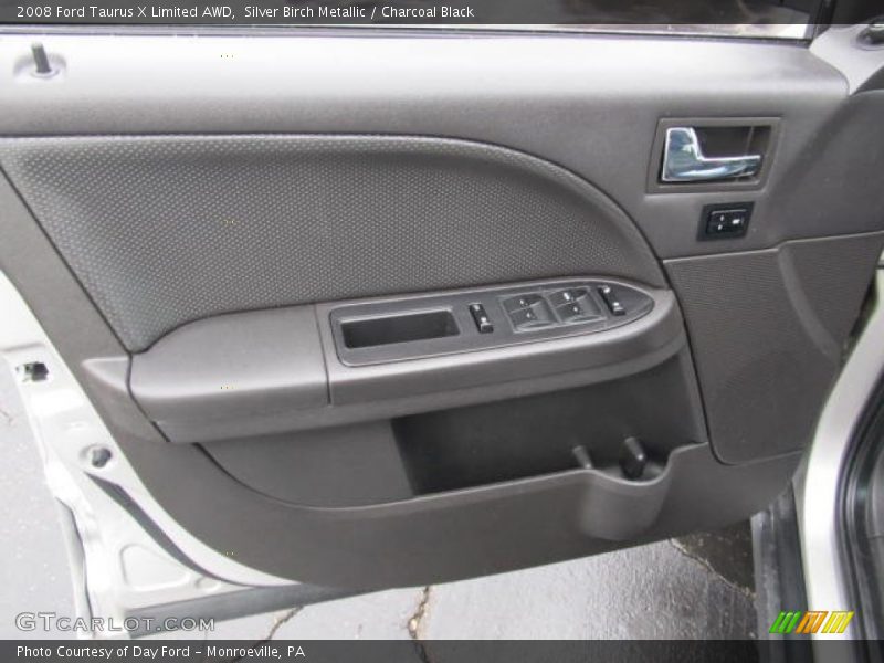 Silver Birch Metallic / Charcoal Black 2008 Ford Taurus X Limited AWD