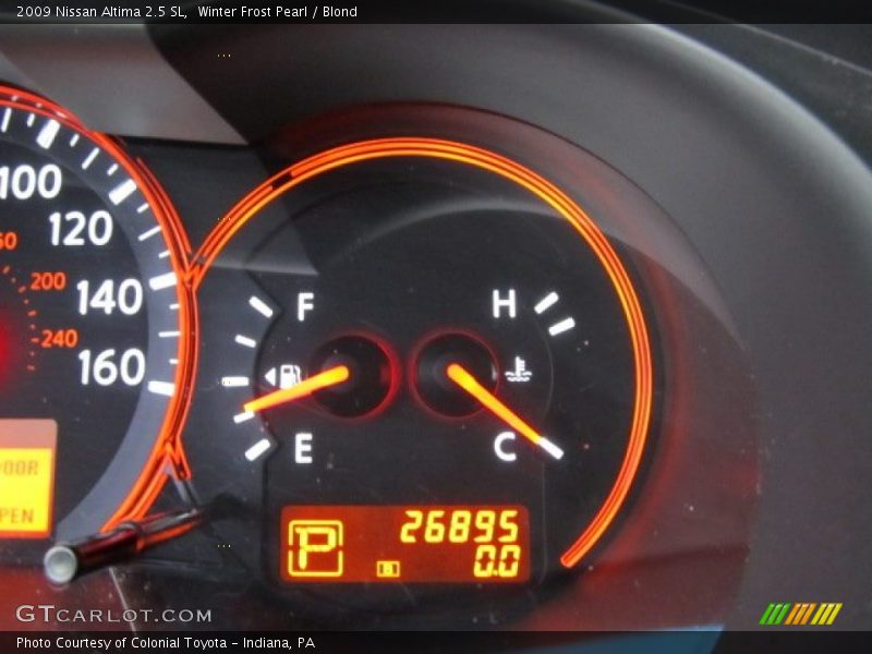 Winter Frost Pearl / Blond 2009 Nissan Altima 2.5 SL