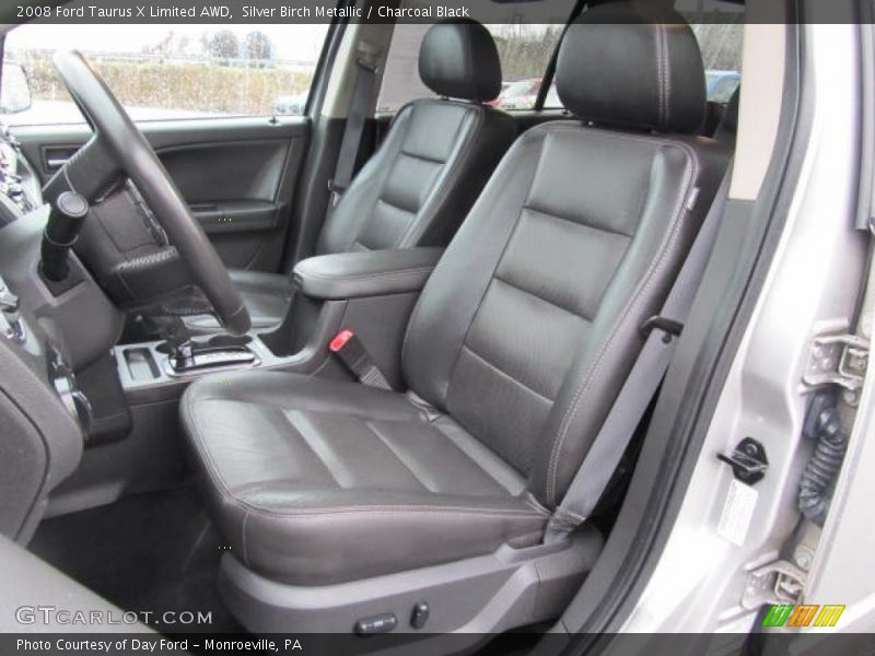 Silver Birch Metallic / Charcoal Black 2008 Ford Taurus X Limited AWD