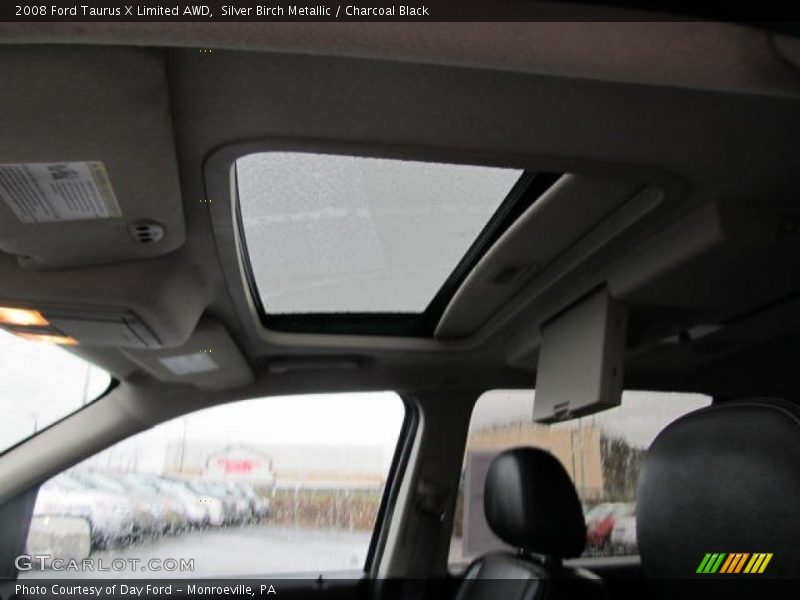 Silver Birch Metallic / Charcoal Black 2008 Ford Taurus X Limited AWD