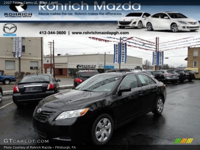 Black / Ash 2007 Toyota Camry LE