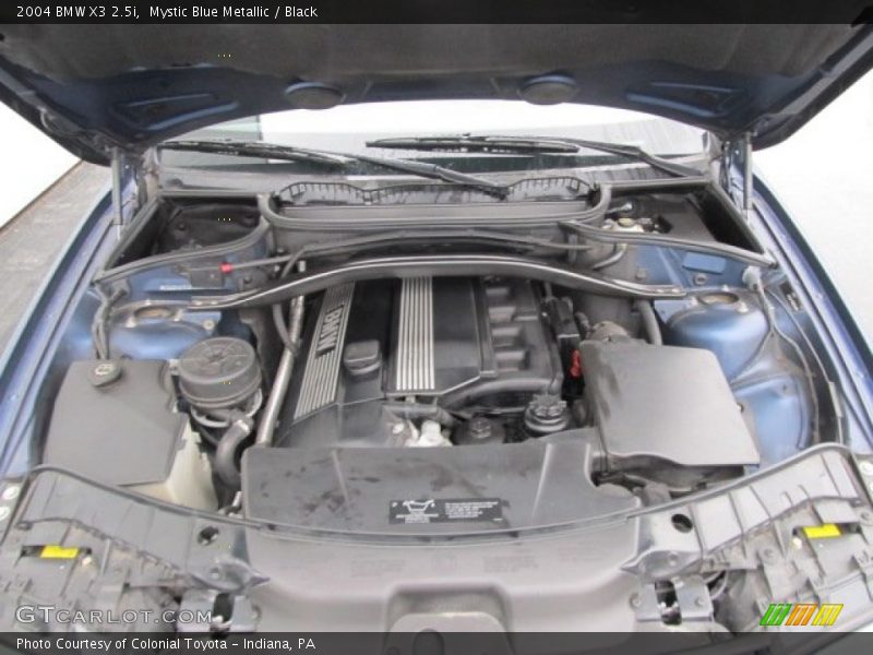 Mystic Blue Metallic / Black 2004 BMW X3 2.5i