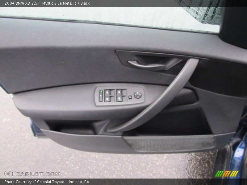 Mystic Blue Metallic / Black 2004 BMW X3 2.5i
