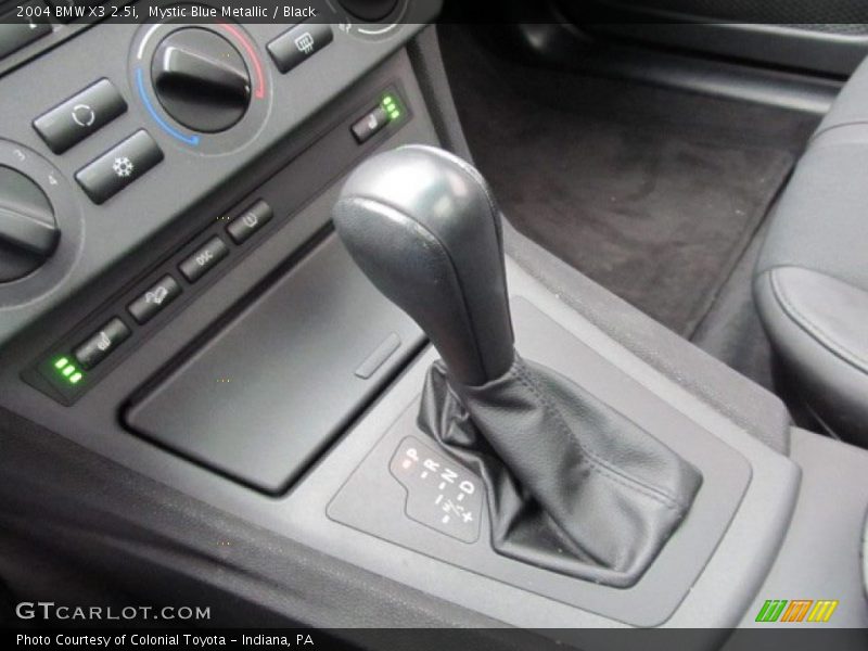 Mystic Blue Metallic / Black 2004 BMW X3 2.5i