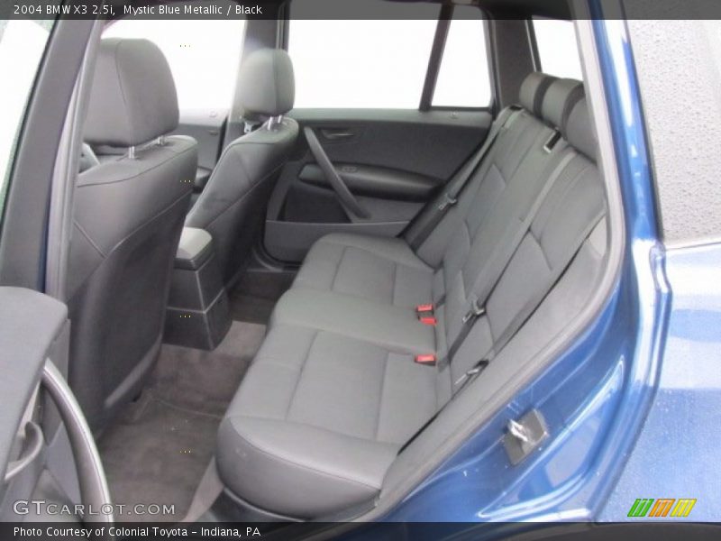 Mystic Blue Metallic / Black 2004 BMW X3 2.5i