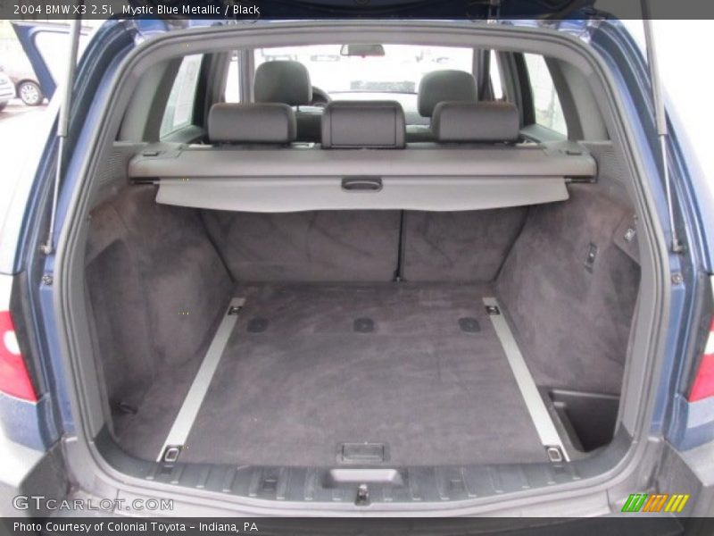 Mystic Blue Metallic / Black 2004 BMW X3 2.5i