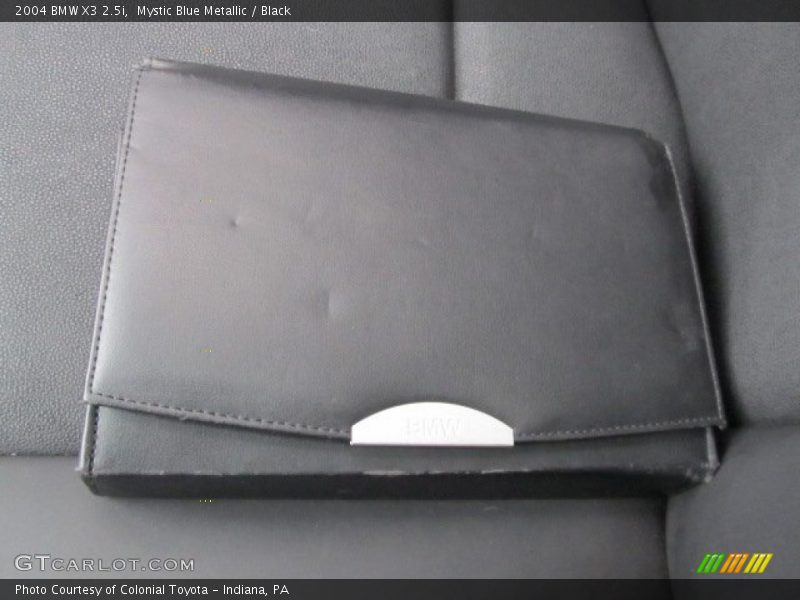 Mystic Blue Metallic / Black 2004 BMW X3 2.5i