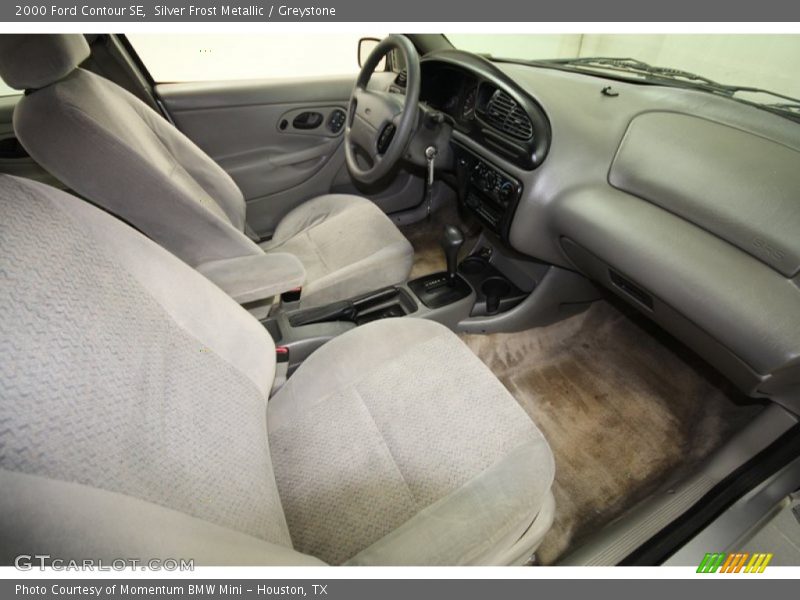 Silver Frost Metallic / Greystone 2000 Ford Contour SE