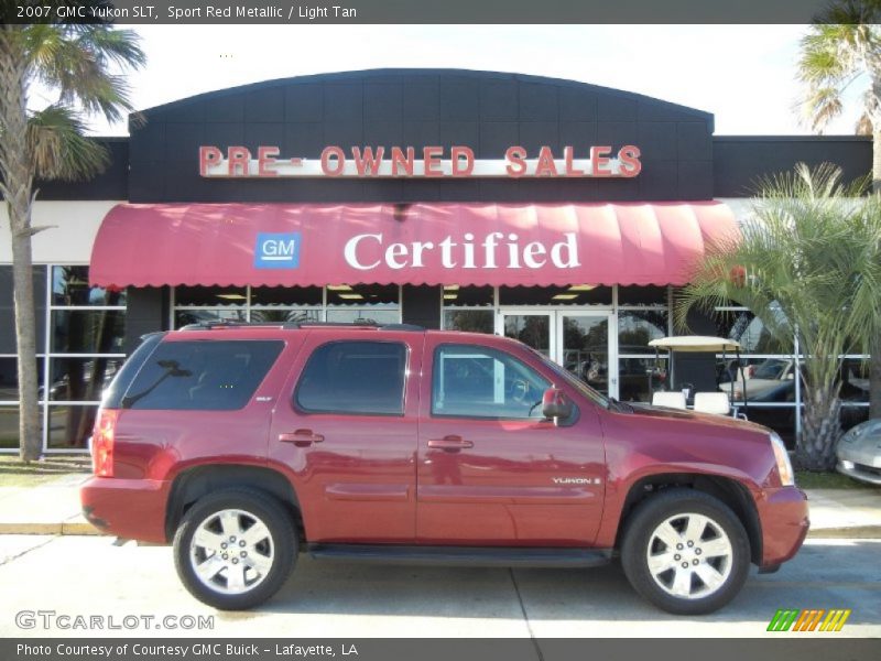 Sport Red Metallic / Light Tan 2007 GMC Yukon SLT