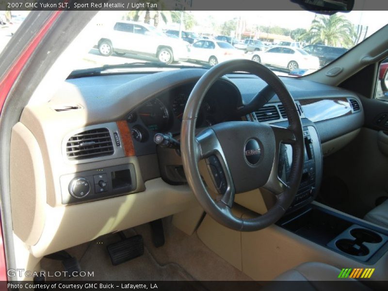 Sport Red Metallic / Light Tan 2007 GMC Yukon SLT