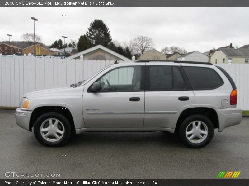 Liquid Silver Metallic / Light Gray 2006 GMC Envoy SLE 4x4