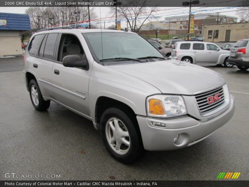 Liquid Silver Metallic / Light Gray 2006 GMC Envoy SLE 4x4