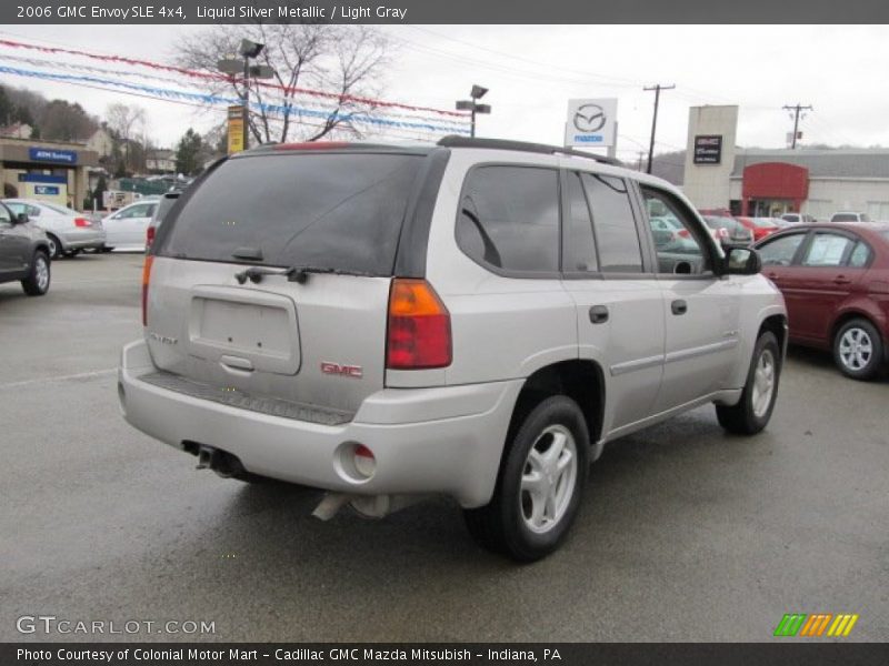Liquid Silver Metallic / Light Gray 2006 GMC Envoy SLE 4x4