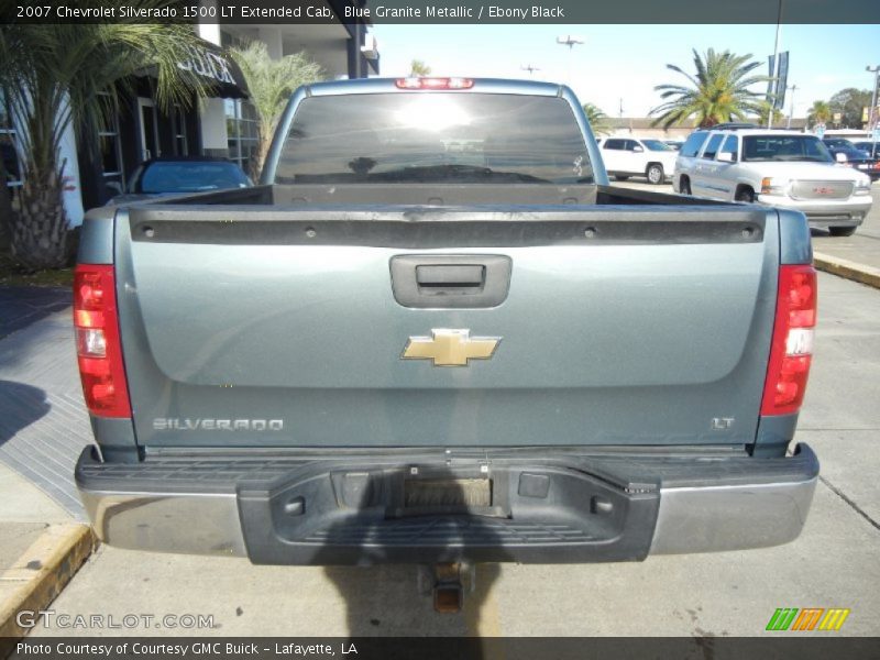 Blue Granite Metallic / Ebony Black 2007 Chevrolet Silverado 1500 LT Extended Cab