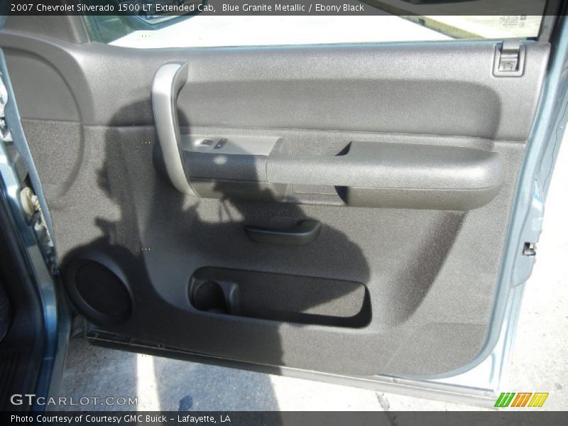 Blue Granite Metallic / Ebony Black 2007 Chevrolet Silverado 1500 LT Extended Cab