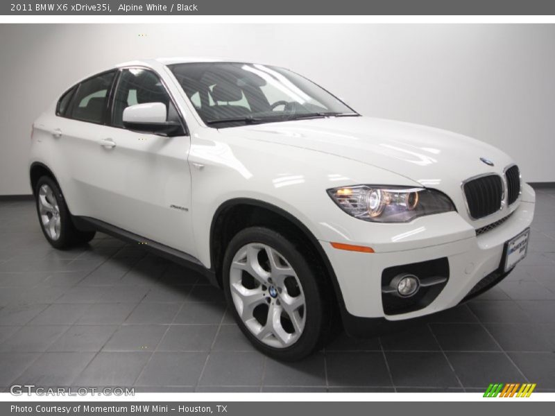 Alpine White / Black 2011 BMW X6 xDrive35i