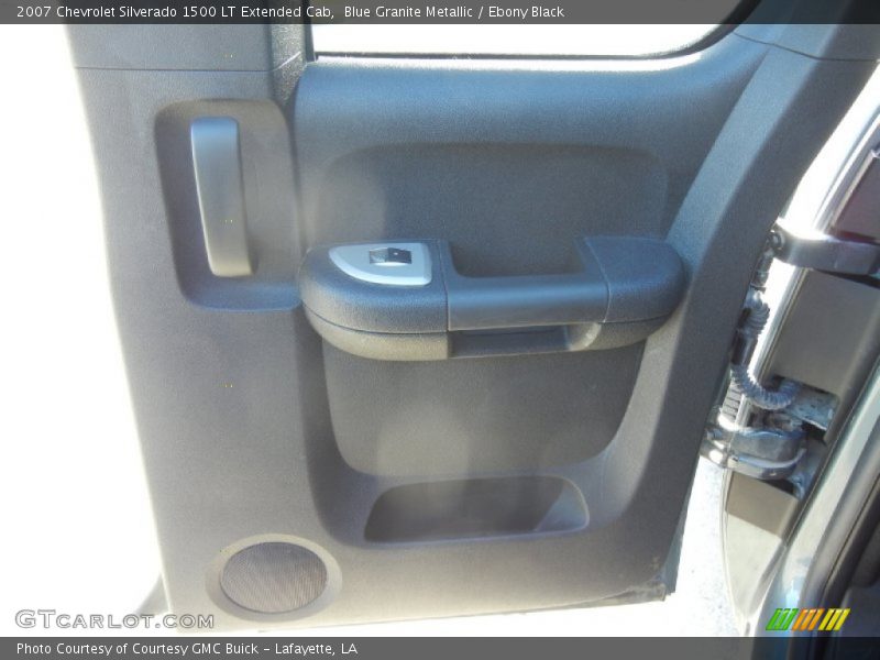 Blue Granite Metallic / Ebony Black 2007 Chevrolet Silverado 1500 LT Extended Cab