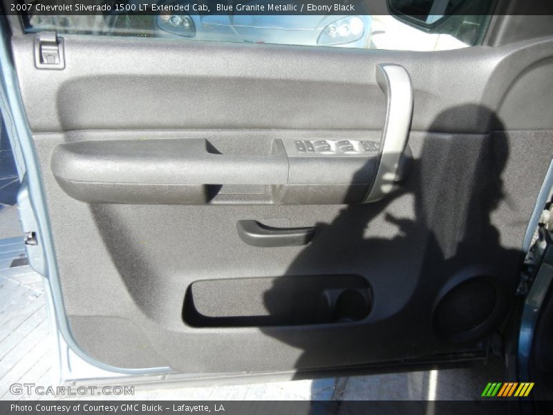 Blue Granite Metallic / Ebony Black 2007 Chevrolet Silverado 1500 LT Extended Cab