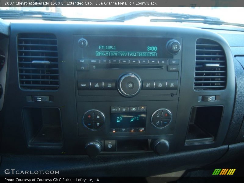 Blue Granite Metallic / Ebony Black 2007 Chevrolet Silverado 1500 LT Extended Cab