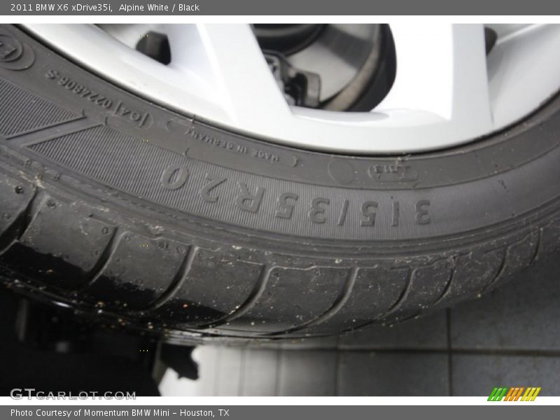 Alpine White / Black 2011 BMW X6 xDrive35i