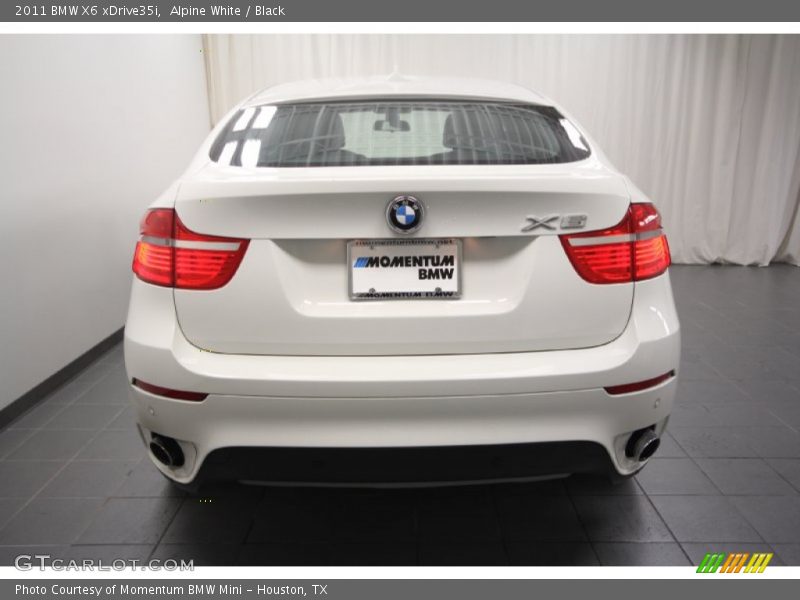Alpine White / Black 2011 BMW X6 xDrive35i