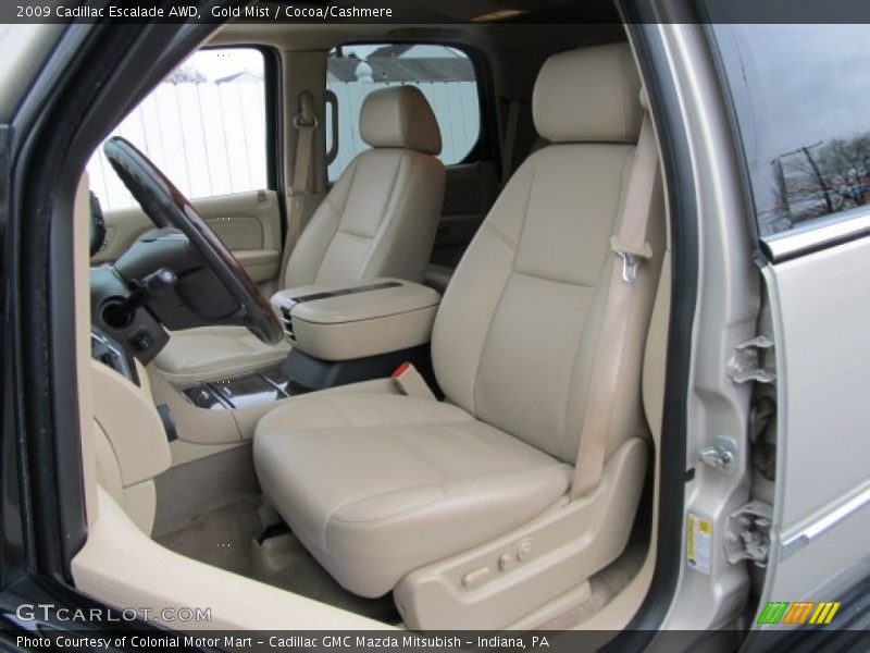 Gold Mist / Cocoa/Cashmere 2009 Cadillac Escalade AWD