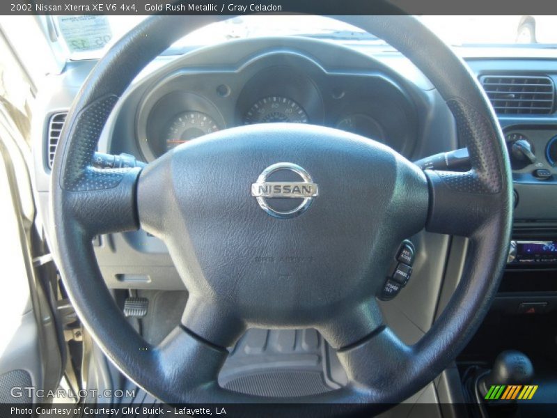 Gold Rush Metallic / Gray Celadon 2002 Nissan Xterra XE V6 4x4