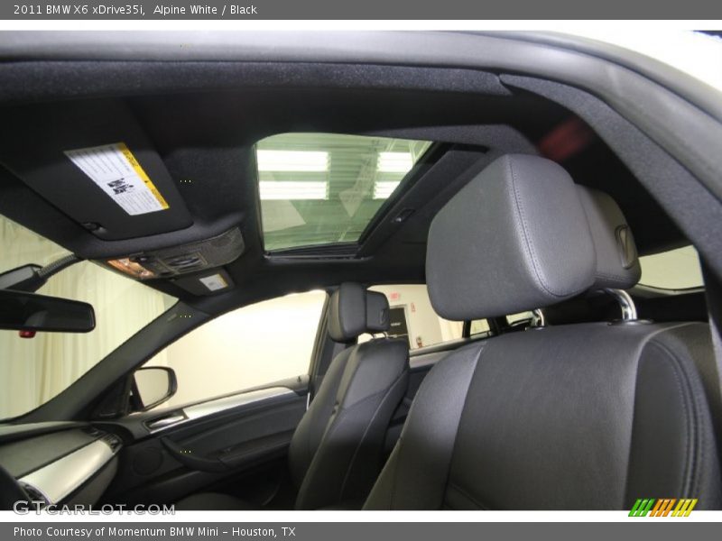 Alpine White / Black 2011 BMW X6 xDrive35i